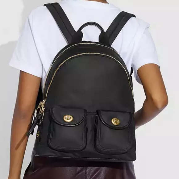 Cargo Carrie Backpack With Vintage Rose Print Interior - Picture 7 of 7